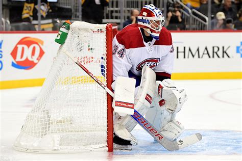 Montreal Canadiens Goaltender Jake Allen out with Lower Body Injury