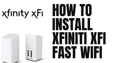 How To Install Xfinity XB7 Gateway XFI WIFI - YouTube