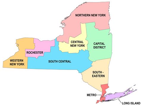 Map Of Western New York State