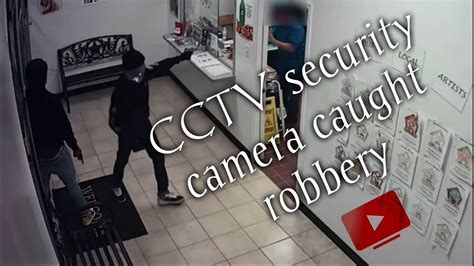 Armed Robbery CCTV Footage In LA - YouTube