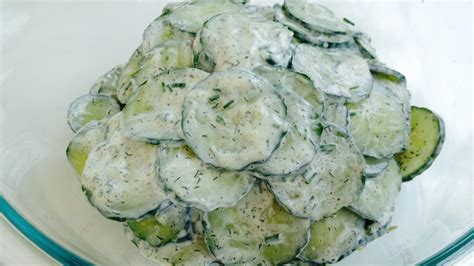 Creamy Cucumber Salad Premium PD Recipe - Protective Diet
