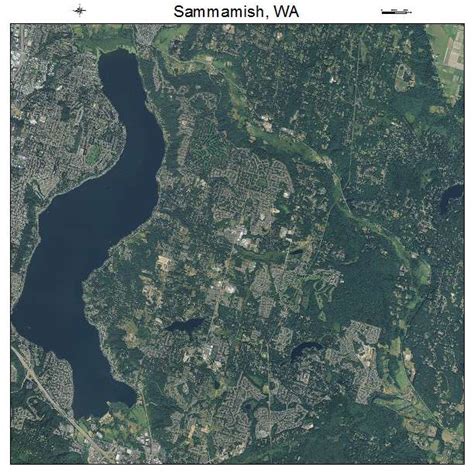 Aerial Photography Map of Sammamish, WA Washington