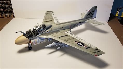 Gallery Pictures Trumpeter A-6A Intruder Aircraft Plastic Model Airplane Kit 1/32 Scale #2249