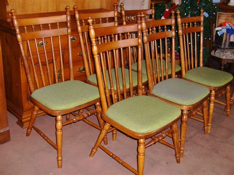6 Andover maple dining chairs by Tell City | Dining chairs, Vintage ...