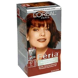 Loreal Feria Hair Color - 67 Cardinal (Rich Auburn Brown) - 1 Each: Amazon.co.uk: Beauty