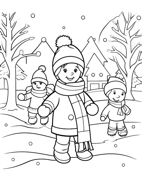 Details 154+ winter season drawing for kids latest - seven.edu.vn