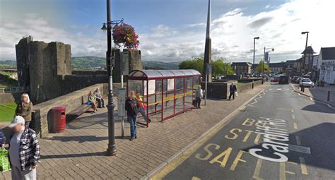 Appeal after assault in Caerphilly town centre