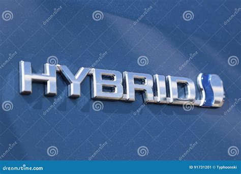 Toyota hybrid logo editorial photo. Image of auto, engineering - 91731201