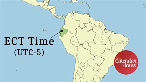 ECT Time Now – Ecuador Time Zone ️