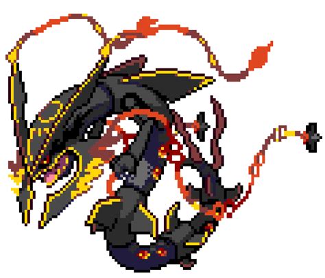 Shiny Rayquaza | Pixel Art Maker