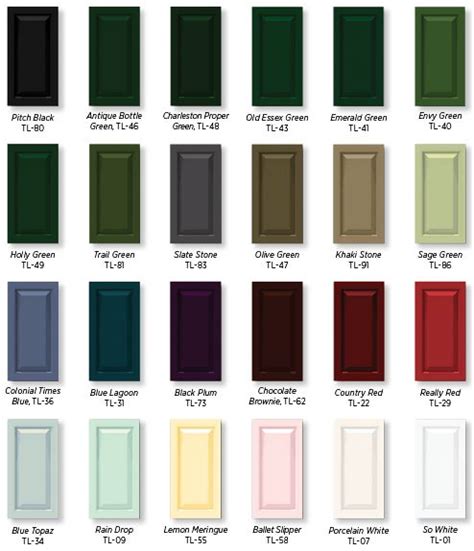 Exterior Shutter Colors | Standard Color Options | Timberlane ...