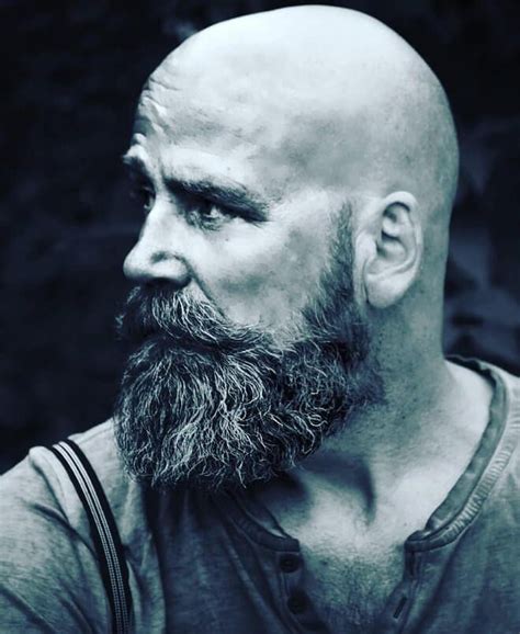 Bald man with beard – Artofit