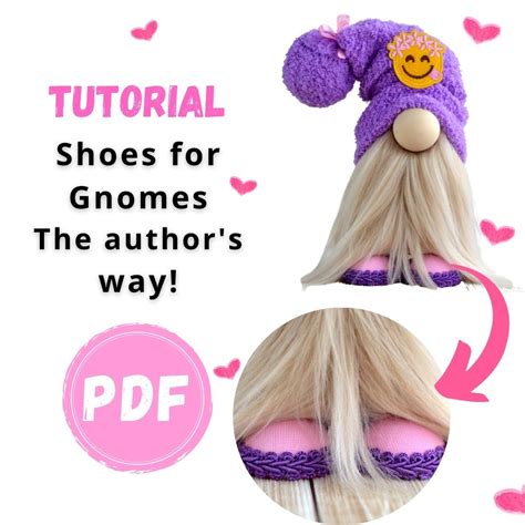 DIY Shoes for Gnome, PDF Gnome Patterns, Gnome Pattern, Norw - Inspire Uplift