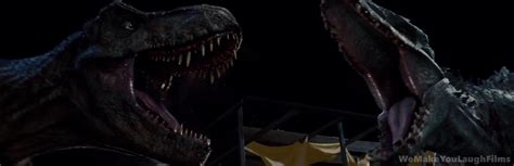 T rex vs Indominus Rex Panorama by wemakeyoulaughfilms on DeviantArt