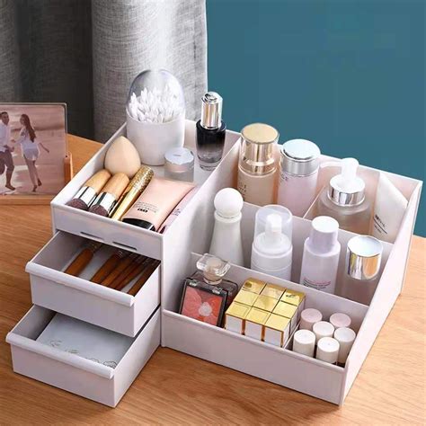 Organizador De Cosméticos , Maquillaje , Caja Almacenamiento Para El Cuidado De La Piel , Bekas ...