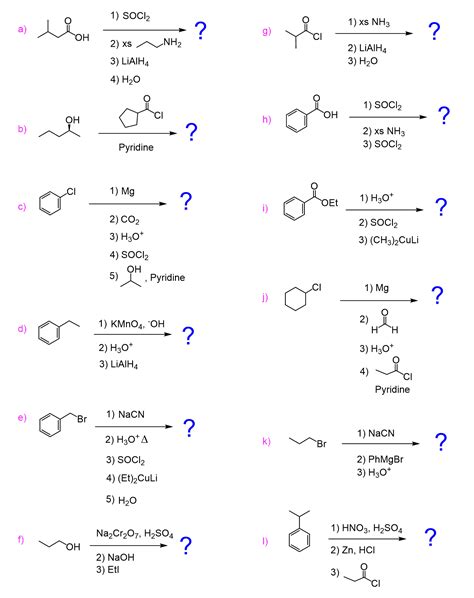 Organic Chemistry Practice Problems-Chemistry Steps