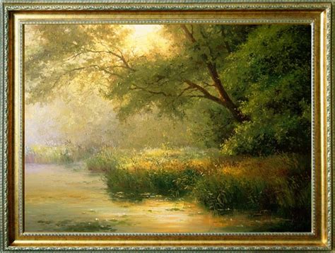 morning landscape (landscape painting) | Садово-парковое искусство, Рисунки пейзажей, Пейзажи