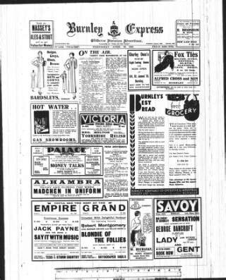 Burnley Express in British Newspaper Archive