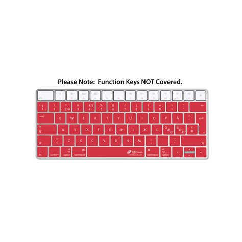 Norwegian Language Keyboard Cover for Mac Keyboards