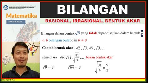 PENGERTIAN DAN CONTOH BILANGAN RASIONAL, BILANGAN IRRASIONAL, DAN ...