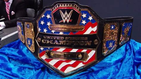 WWE Revealing New United States Title Belt On Raw Tonight