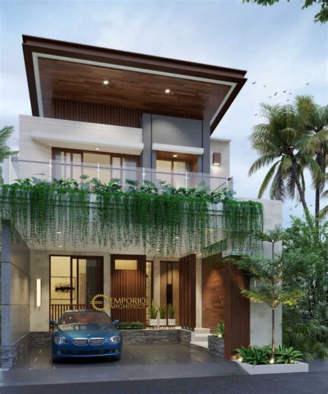 42 Fasad rumah minimalis 2 lantai lebar 6 meter | Rumah Desain 2023