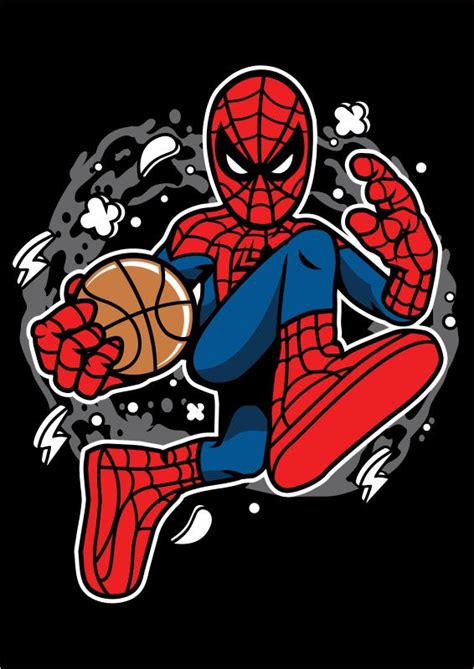 Spiderman Basketball - PictureFramingStudio