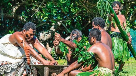 Drinking Kava in Fiji - Drinking Kava