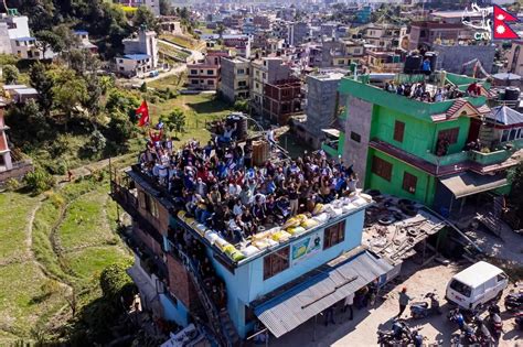 Crowd at the Mulpani Cricket Ground as Nepal qualifies for the T20 World Cup : r/Cricket