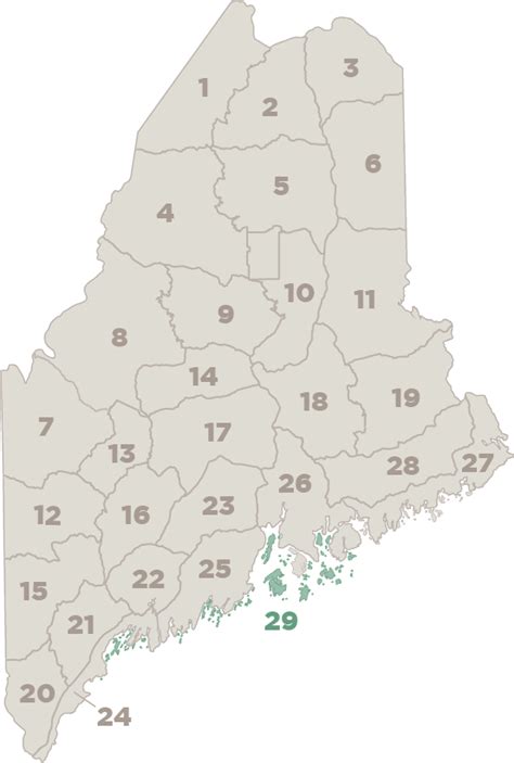 Maine Hunting Zones Map With Towns