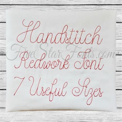 Vintage Handstitch Font