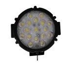 Buy AllExtreme EX7M1B1 7 Inch Round Led Fog Light Universal 17 LED Off Road Driving Roof Lamp ...