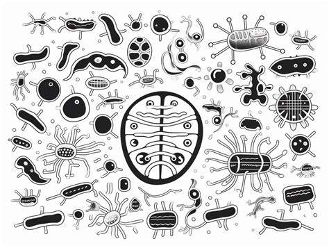 Educational Bacteria Coloring Page - Coloring Page