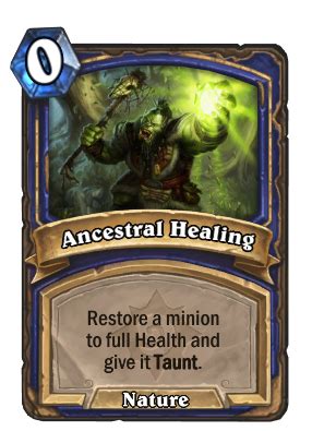 Ancestral Healing - Hearthstone Wiki