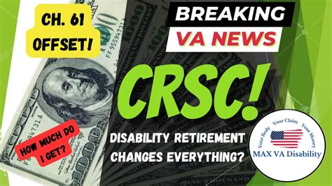 BREAKING! CRSC (Combat Related Special Compensation) Payment Calculator and Disability Ch.61 ...