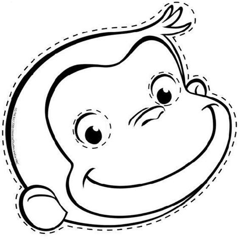 Curious George Halloween Coloring Pages - Coloring Home