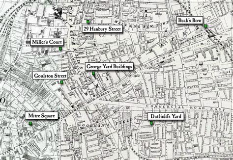 Casebook: Jack the Ripper - Maps of Whitechapel, 1888-1894 | Whitechapel, Victorian london ...