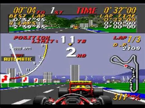 Super Monaco GP 1 - Sega Mega Drive II (Genesis) - ROM - YouTube