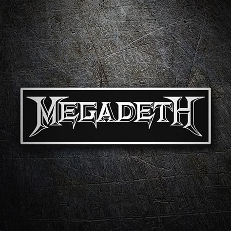 Sticker Megadeth Logo | MuralDecal.com