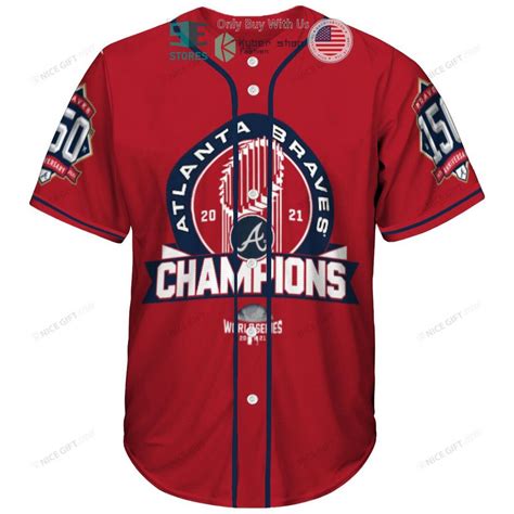 BEST Atlanta Braves 2021 World Series Champions Baseball Jersey ...