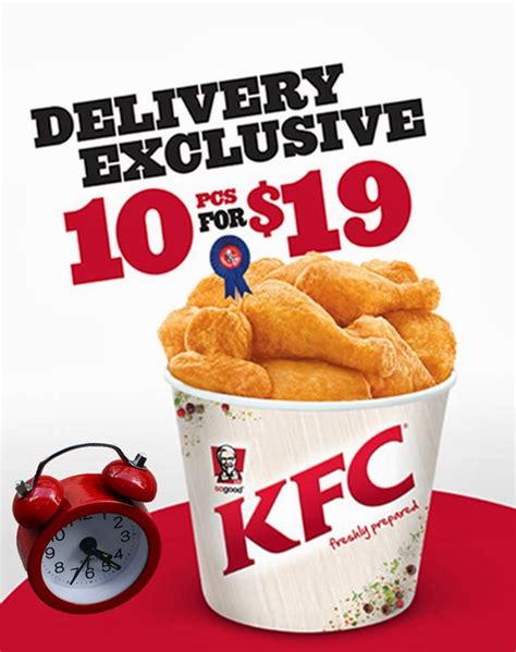 FoodieFC: KFC Singapore Online Delivery Promotion: 10 Pieces Of Chicken ...