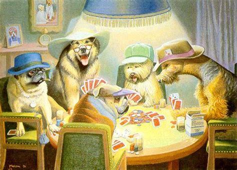 “Card Players” by Bryan Moon - DogsPlayingPoker.org