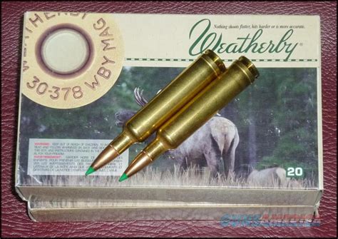 Weatherby 30-378 Ammo for sale at Gunsamerica.com: 931844386