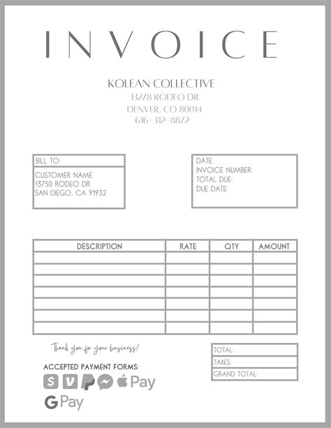 Invoice Template For Billing System For Small Business - Latest News