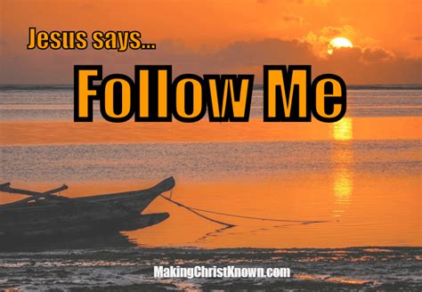 The Fishermen Follow Jesus - Jesus Said "Follow Me"