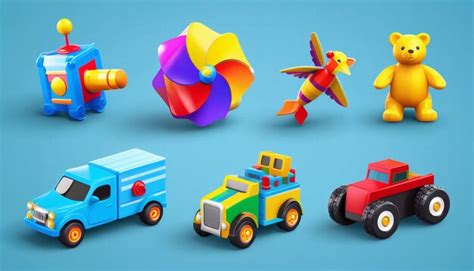 Premium Photo | Creative toys set concept