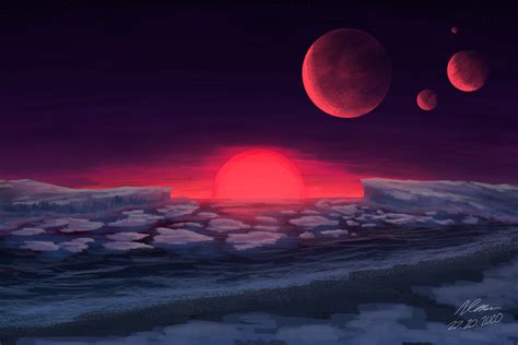 Nate Leiper - TRAPPIST-1e Visualisation