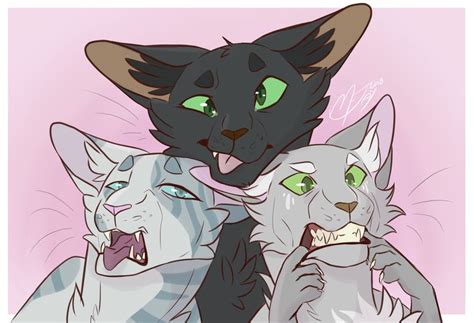 Badass Ladies - Ivypool - Hollyleaf - Needletail I just think that in another universe or in ...