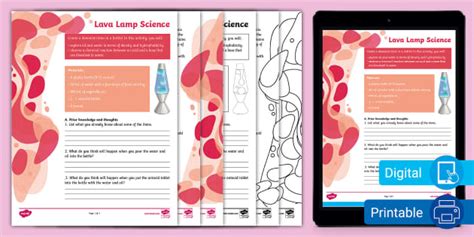 Lava Lamp Science Project | Teaching Resource | Twinkl USA