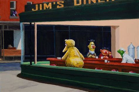 23+ Nighthawks Painting Simpsons | HasnaHarmaya